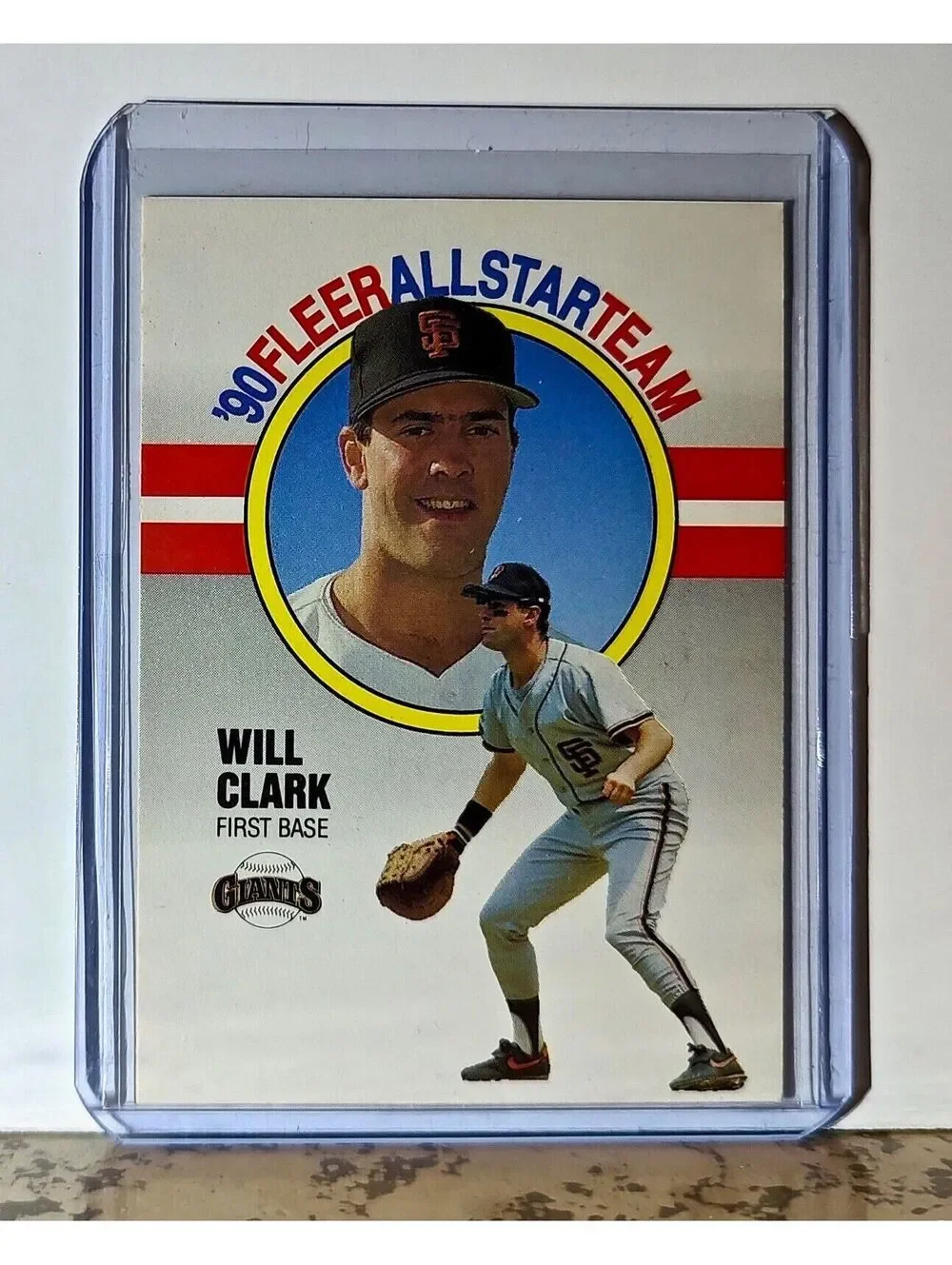 Will Clark 1990 Fleer All-Star Team MLB #2 Baseball Card San Francisco Giants